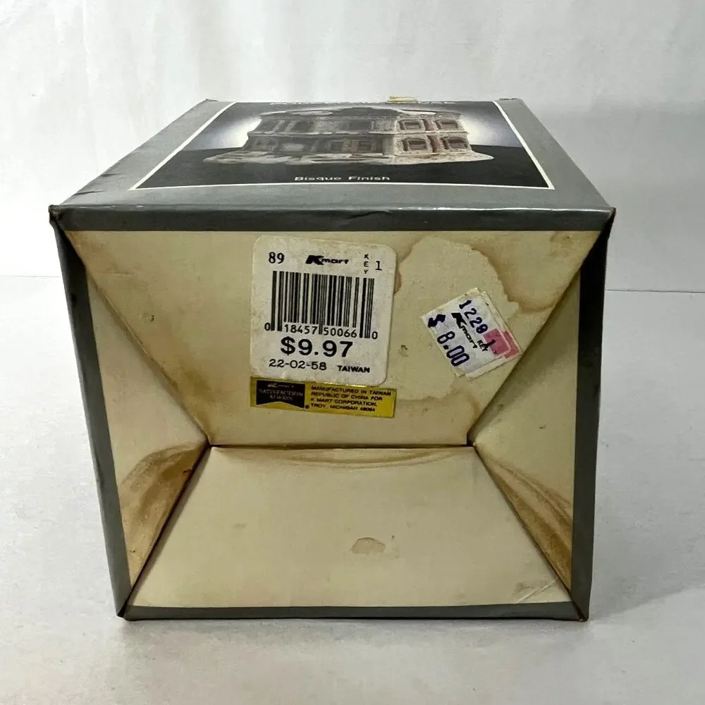 Post Office Christmas Village Charmex Ceramic Painted No Light Cord VTG 6